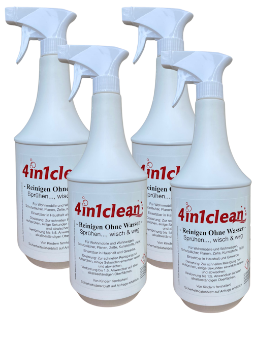 4in1clean 4in1clean - Vorratsangebot – 4 x 1000ml